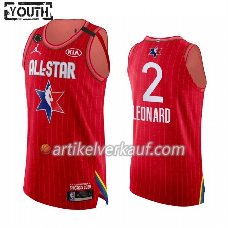 NBA Los Angeles Clippers Trikot Kawhi Leonard 2 2020 All-Star Jordan Brand Kobe Forever Rot Swingman - Kinder